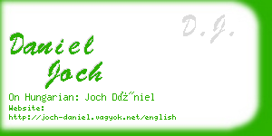 daniel joch business card